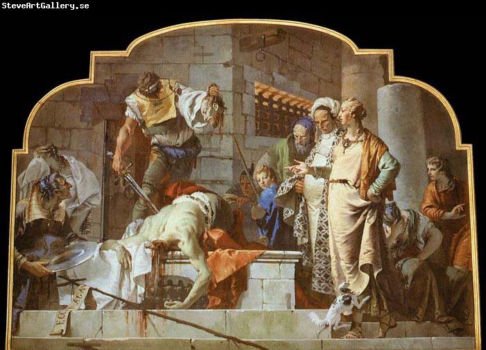 TIEPOLO, Giovanni Domenico The Beheading of John the Baptist